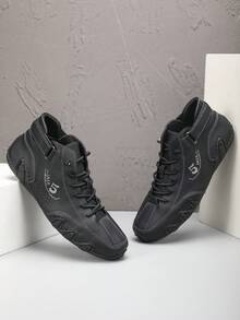 Women's Non-Slip Walking Shoes Outdoor Fashion Casual Ankle Boots - 黑色 - 查看 5