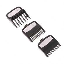 黑色限位梳套装，理发器保护罩导梳，修剪器造型工具附件，兼容1.5mm、3mm、4.5mm，1个装。适用于理发店、美容院、旅行、返校季、度假旅行等场合的美发工具、美发产品及配件。女士美发配件，包括梳背梳、理发师配件、吹风机等。适用于头发、理发师、美发工具、美发产品、吹风机等。产品包括头发、配件、美发产品、美发工具、美发用品、头发护理、卷发梳等。适用于理发师、理发师配件、美发设备等。适用于旅行、发型、美发、头发、旅行、美发产品、美发工具、美发用品等。适用于理发师、理发师配件、理发店等场所。