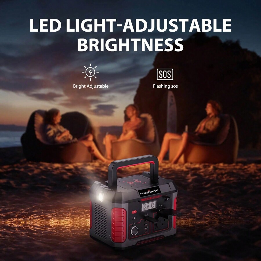 PowerSmart PowerSmart Portable Power Station 500W, 228Wh Solar