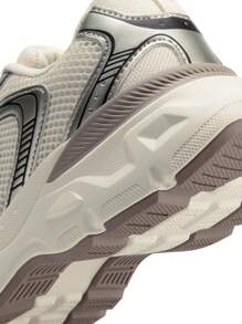 Women Platform Sneakers Fashion 2.35 Inch Chunky Heel Lace-Up Y2K-Style Sneakers Comfortable Tennis Lightweight Breathable Mesh Walking Casual Shoes - 香檳色 - 查看 5