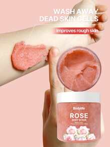 1瓶200克玫瑰身体磨砂膏，去角质保湿，舒缓花香，深层清洁，温和抛光，滋养肌肤，令肌肤光滑透亮。 - 玫瑰 - 查看 2