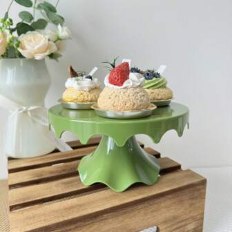 A Vintage-Style Colorful Cupcake Stand, Perfect For Weddings, Birthday Parties, Carnivals, And Pink Parties. It Can Be Used As A Cake Stand Or A Centerpiece Decoration For Parties.
