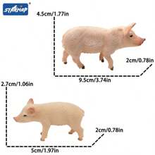 [Certified For Children] Forest Animals Figurines Woodland Animals Model Kit, Miniature Realistic Plastic Wild Forest Animals For Cake Toppers, Birthday Party Favors, Cupcake Toppers, And Kids Birthday Gifts - Multicolor - View 27