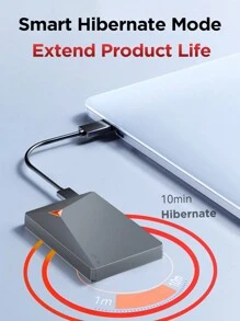 EAGET 便携式 5TB/4TB 外置硬盘 HDD 2.5 英寸 USB 3.0 250GB 320GB 500GB 1TB 存储兼容 PC、笔记本电脑 - 查看 8