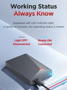 EAGET 便携式 5TB/4TB 外置硬盘 HDD 2.5 英寸 USB 3.0 250GB 320GB 500GB 1TB 存储兼容 PC、笔记本电脑 - 查看 7