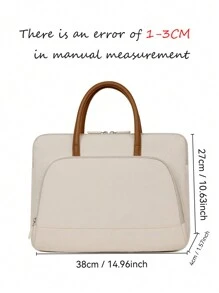 Customized Text Fashionable And Minimalist Laptop Bag, Student Conference Gift Laptop Bag, Business Minimalist And Casual Laptop Bag, Multifunctional Men's And Women's Exhibition Bag