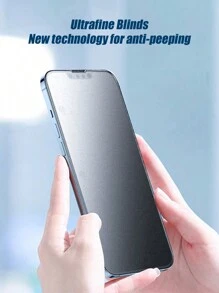 ZYONS 3片/套磨砂防窥屏保护膜，兼容 17 Pro Max、Air 17、16 Pro Max、16 Pro、16 Plus、16E、16、15 Pro Max、14 Pro Max、13 Mini、12、11、XS Max、XR、8 Plus、7 Plus系列，可搭配手机壳使用。 - 3pcs Matte Privacy - 查看 2