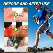 Masajeador de cuello autoadhesivo de moxa - Verde militar - Ver 4