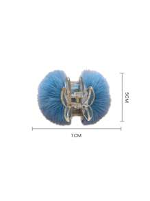 3 chiếc kẹp tóc nữ màu trơn bằng acrylic giả lông thỏ hình quả anh đào dễ thương, phụ kiện tóc phong cách Kawaii dùng hàng ngày, kẹp tóc càng cua, kẹp tóc cài đầu, đồ dùng học tập, mùa đông, phụ kiện đội đầu, ghim cài tóc - Nhiều màu - Xem 6