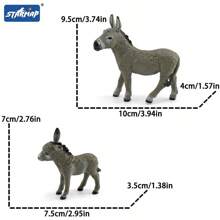 [Certified For Children] Forest Animals Figurines Woodland Animals Model Kit, Miniature Realistic Plastic Wild Forest Animals For Cake Toppers, Birthday Party Favors, Cupcake Toppers, And Kids Birthday Gifts - Multicolor - View 16