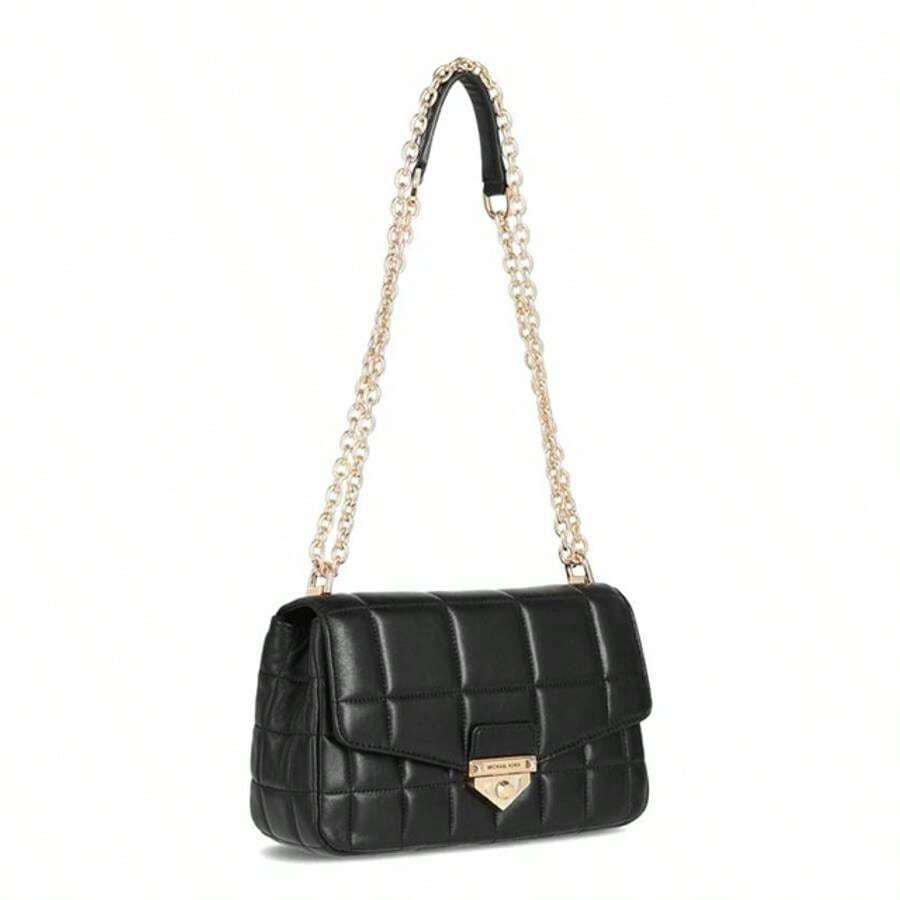 Michael Kors Soho Quilted Large Shoulder Bag Black SHEIN USA