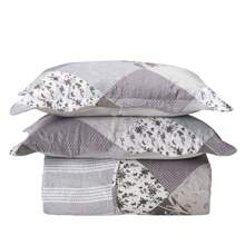 Boutis Ultrasonic Double-Sided 3-Piece Bedspread Kit With Pillowcase - Denver - View 3