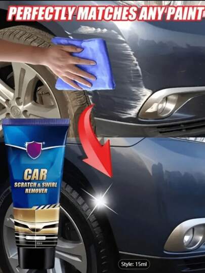 rayhong Car Scratch Repair Paste, Suitable For Repairing Scratches, Improper Washing And Care, Front Body Oxidation, Weeds And Paint Peeling, Sun Exposure, Water Stains, Etc. Can Be Used For Maintenance, Polishing, And Paint Restoration. A Gift For Family And Friends (Random For New And Old Car Models)