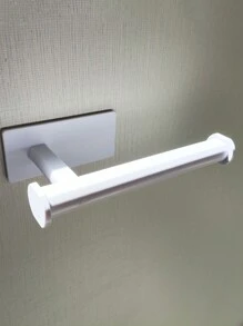 3M Tissue Paper Towel Holder Roll Hanger, Bathroom Toilet Kitchen, No Drilling Required - Multicolor - View 7