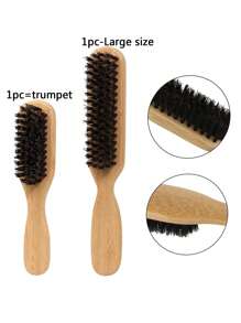 1pc,Large Boar Hair Brush For Straightening Hair Comb