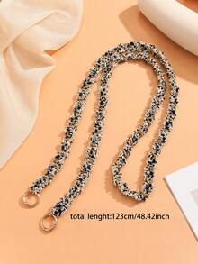 纯手工甜美可爱牛仔流苏边链，短款、长款可选，可搭配包包、钥匙、手机等 - 長款 - 查看 5