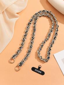 纯手工甜美可爱牛仔流苏边链，短款、长款可选，可搭配包包、钥匙、手机等 - 長款 - 查看 2