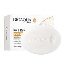 BIOAQUA Sabun Esensial Bubur Beras Alami 100g untuk Perawatan Wajah dan Tubuh Sehari-hari - Lembut dan Efektif untuk Pria dan Wanita - Putih - View 7
