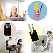 5pcs Silicone Self-Adhesive Phone Card Holder Multi-Color Single-Layer Portable Phone Back Card Holder Sticker Credit Card Bank Card Holder Bag Phone Back Card Cover Storage Change Card Bag - Multicolor - View 8