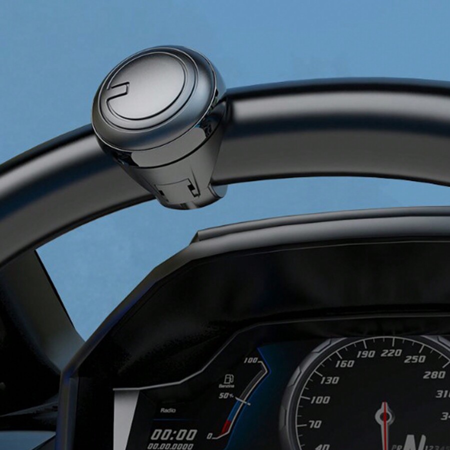 Universal Turning Steering Wheel Spinner Knob Power Handle Booster 360