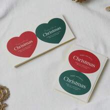 40 张圣诞贴纸 DIY 礼品烘焙包装自粘标签纸，适用于零食袋、礼品袋、信封、派对礼品装饰。，圣诞节 - 聖誕貼紙 - 查看 4