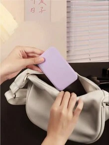 1 Gương trang điểm nhỏ gọn có thể gập lại, Gương trang điểm di động có đế bằng da PU, Trang điểm, Giá rẻ, Trang trí phòng, Bàn trang điểm, Du lịch, Phòng ngủ, Phụ kiện trang điểm, Gương, Gương trang điểm, Giá rẻ, Đồ nhét tất, Trang điểm, Dụng cụ trang điểm, Đồ giá rẻ, Quà tặng, Quà tặng cho phụ nữ, Quà tặng Giáng sinh - Màu tím hoa cà - Xem 5