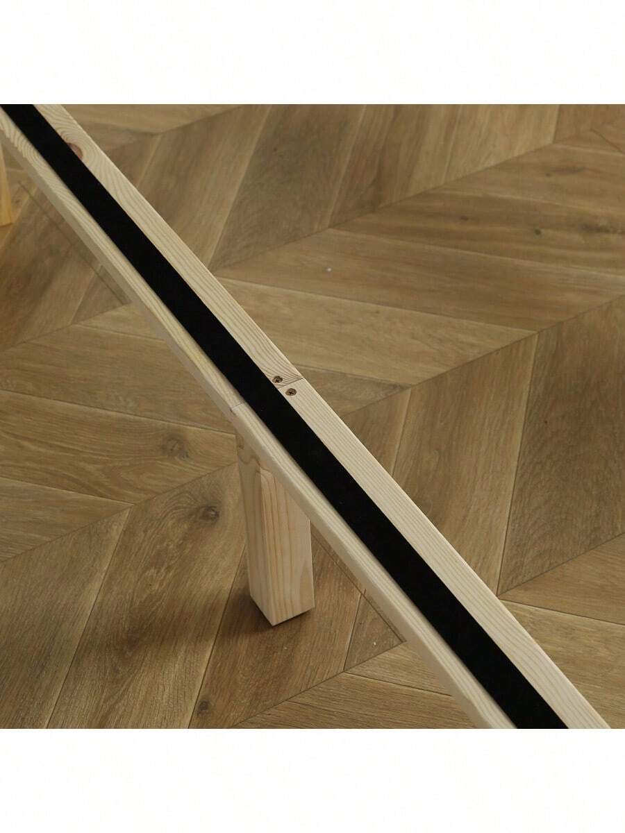 Queen SingleLayer Core Vertical Stripe FullBoard Curved Headboard