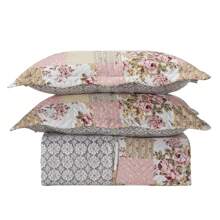 Boutis Ultrasonic Double-Sided 3-Piece Bedspread Kit With Pillowcase - Paris - View 3