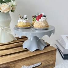 A Vintage-Style Colorful Cupcake Stand, Perfect For Weddings, Birthday Parties, Carnivals, And Pink Parties. It Can Be Used As A Cake Stand Or A Centerpiece Decoration For Parties. - 9inch - View 6