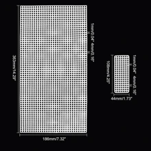 1/2/3/Rozmiary zestawu Plastikowa siatka płócienna torba Arkusze plastikowej siatki Osłona DIY Crafting Akcesoria do torebek Akrylowa włóczka Crafting Dzianina, zestaw narzędzi do robienia torebek domowych - Biały - Zobacz 4