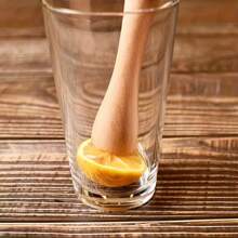 1 件山毛榉木榨汁器，用于鸡尾酒、无酒精鸡尾酒、混合饮料和饮品的搅拌器 - 原木色 - 查看 5