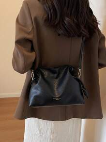 Fashionable Drawstring Shoulder Bag, Crossbody Bag, Lucky Bag