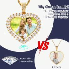 Collar colgante con foto personalizada, adecuado para mujeres y hombres, regalo personalizado para novia, novio, madre, mejor amiga, hermana, aplicable para Navidad, San Valentín, Día de la Madre, regalo de cumpleaños