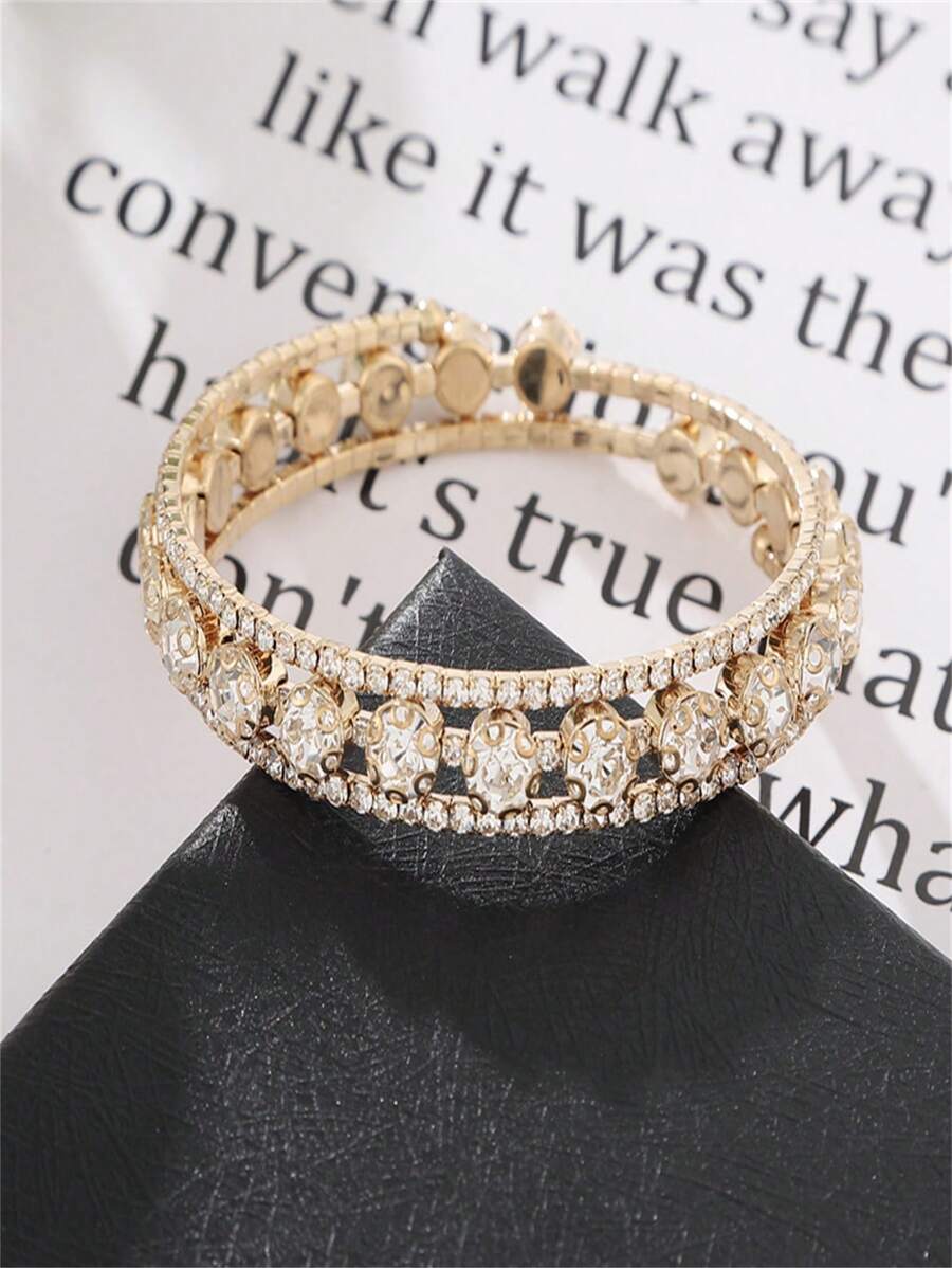 Vòng tay trang trí rhinestone
