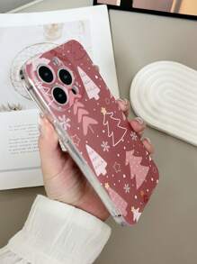 1 Ốp lưng điện thoại TPU in họa tiết cây thông Noel tối giản tương thích với Apple, Samsung, Pixel 6a 5G - Nhiều màu - Xem 2