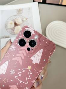 1 Ốp lưng điện thoại TPU in họa tiết cây thông Noel tối giản tương thích với Apple, Samsung, Pixel 6a 5G - Nhiều màu - Xem 3