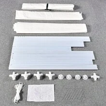 Event Gazebo With 4 Side Panels, Outdoor Waterproof Party Tent Marquee With Coated Steel Frame (3x3M) - Azul - Ver 9