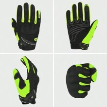 1 Paio di Guanti da Moto Estivi Traspiranti, Guanti da Ciclismo Touch Screen, Guanti da Motocicletta a Dita Intere, Protezione per Sport all'aperto, Guanti da Guida Protettivi per Bici, Guanti da Corsa Moto, 5 Colori