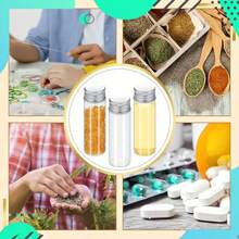 1 盒 20 个 15 毫升透明玻璃糖果罐带铝盖，玻璃瓶，样品瓶，香水瓶，小物品储存，结婚礼物 - 20件 - 查看 10