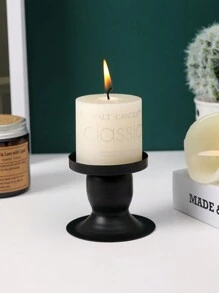 1 Stück runder Eisenkerzenhalter, für Zuhause, Wohnzimmer, Schlafzimmer, Esszimmer, Feiertage, Hochzeitsdekoration, Geschenke Geburtstag Abschluss Heimdekoration Weihnachtsdekorationen Raumdekoration Weihnachten, Weihnachtsgeschenke