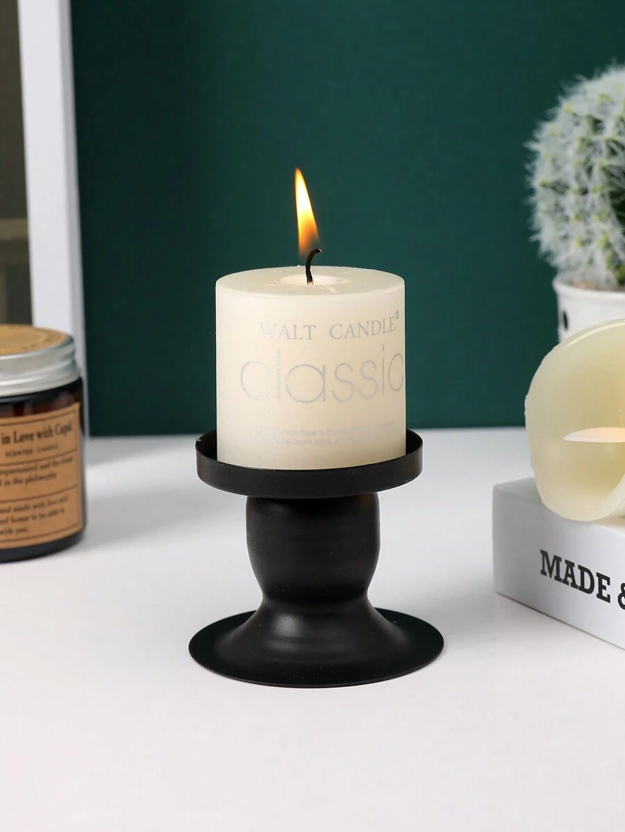 1 Stück runder Eisenkerzenhalter, für Zuhause, Wohnzimmer, Schlafzimmer, Esszimmer, Feiertage, Hochzeitsdekoration, Geschenke Geburtstag Abschluss Heimdekoration Weihnachtsdekorationen Raumdekoration Weihnachten, Weihnachtsgeschenke