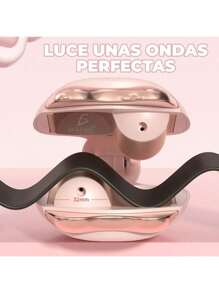 Plancha Waflera Para El Cabello Ondas De Sirena - Rosa - Ver 1