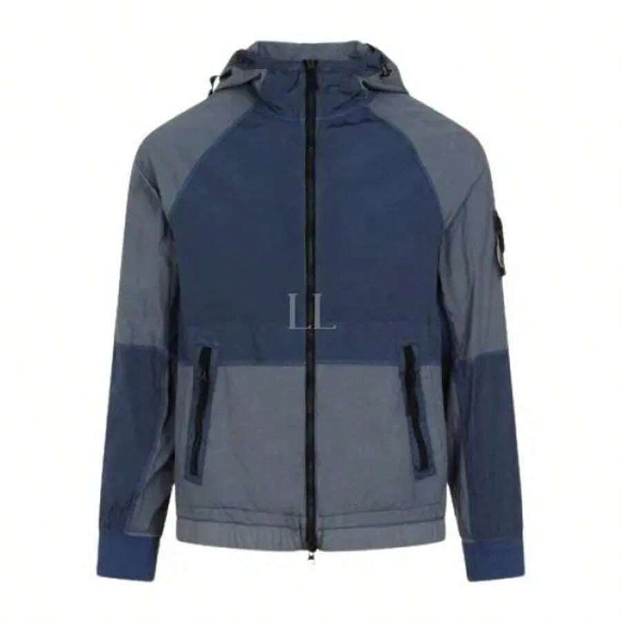 Stone Island Nylon Metal Windbreaker Blue SHEIN USA
