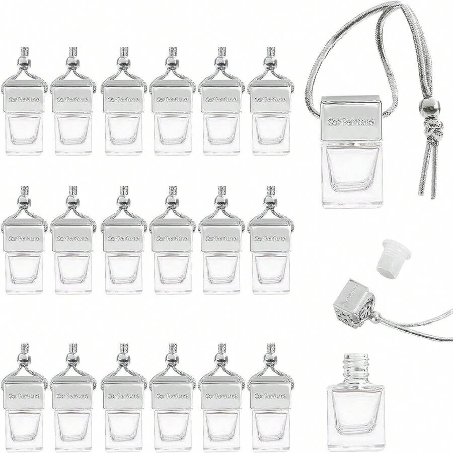 20X Car Perfume Bottle Air Freshner Diffuser For Fragrance & Scent Empty Bottles - 20pcs - View 1