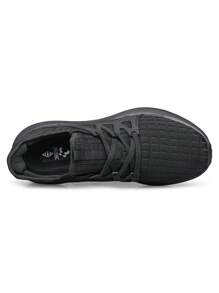 Men's Walking Shoes Breathable Lightweight Comfortable Non Slip Sneakers Running Tennis Workout Shoes - 黑色 - 查看 2