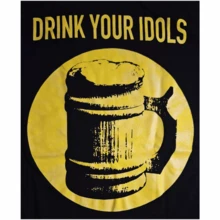Men's T-Shirt - Tankard - Drink Your Idols - Rock Metal Shirt - 黑色 - 查看 6