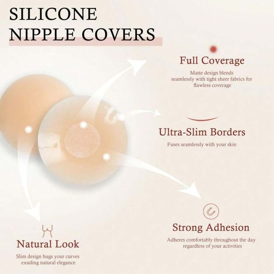 Silikon Nipple-Covers Blumenform - Wiederverwendbare Brustwarzenabdeckung