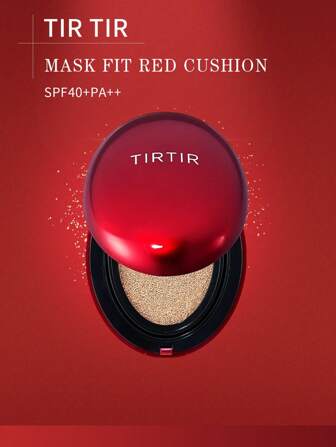TIRTIR 红色气垫粉底液 气垫轻薄遮瑕持久轻盈半哑光 18g 17 白沙色