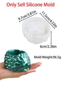 1PC Cute Animals Candle Cup DIY Silicone Molds Hedgehog Owl Succulent Plant Flowerpot Epoxy Resin Casting Molds 3D Gypsum Home Decor Supplies Desktop Ornament