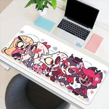 Almohadilla de ratón con personajes de anime lindos, alfombrilla de escritorio multi tamaño para teclado, alfombrilla de goma antideslizante para ratón de oficina, accesorios de escritorio, almohadilla de escritorio para teclado, regalo para amigos y familia - multicolor - Ver 2